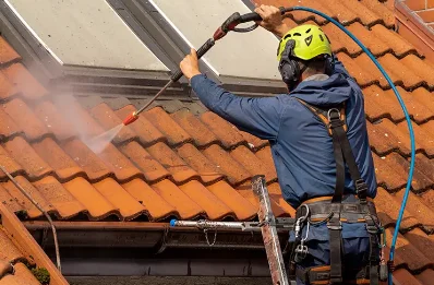 Démoussage et hydrofuge de toiture à Lamblore